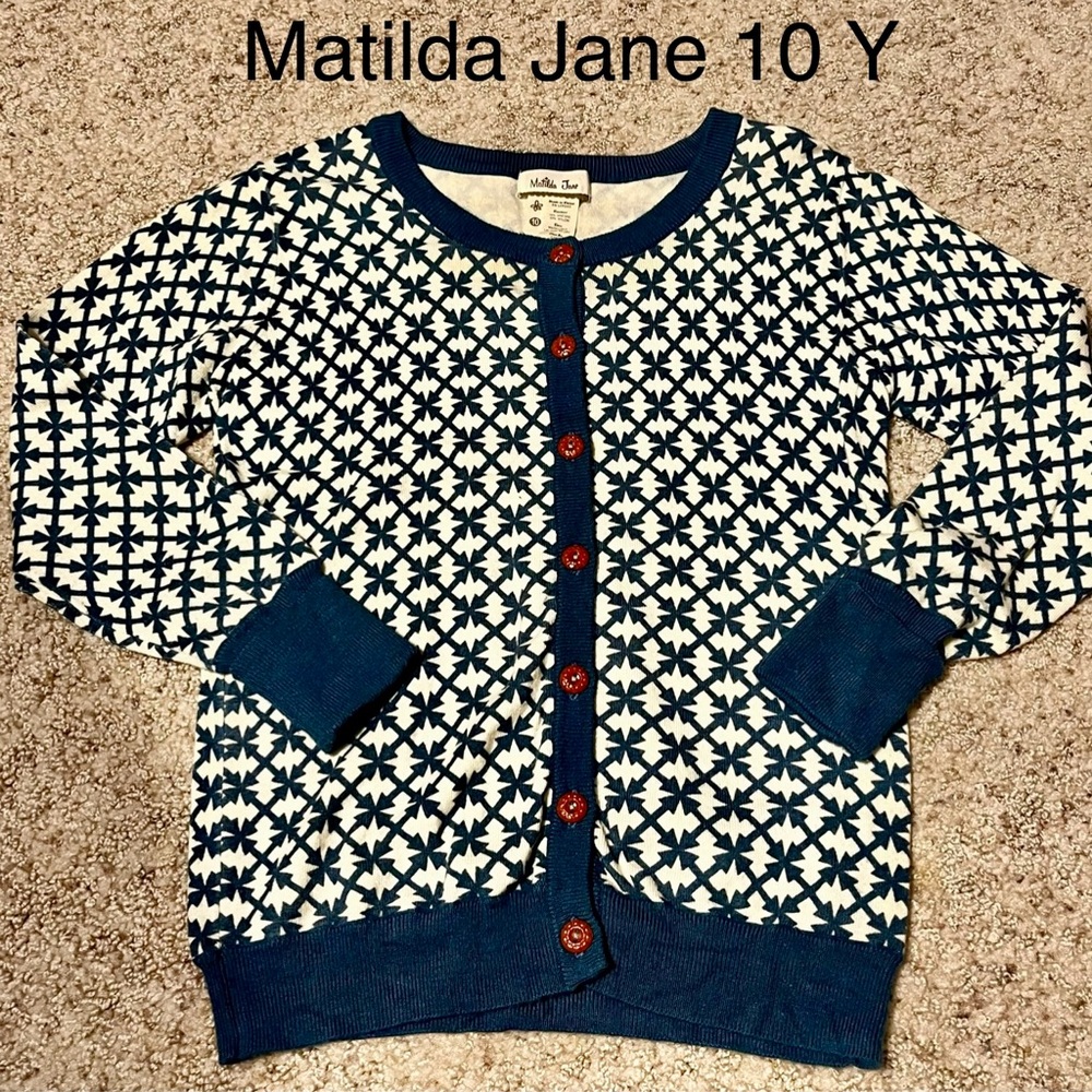 Matilda Jane Windy City Blue Cardigan